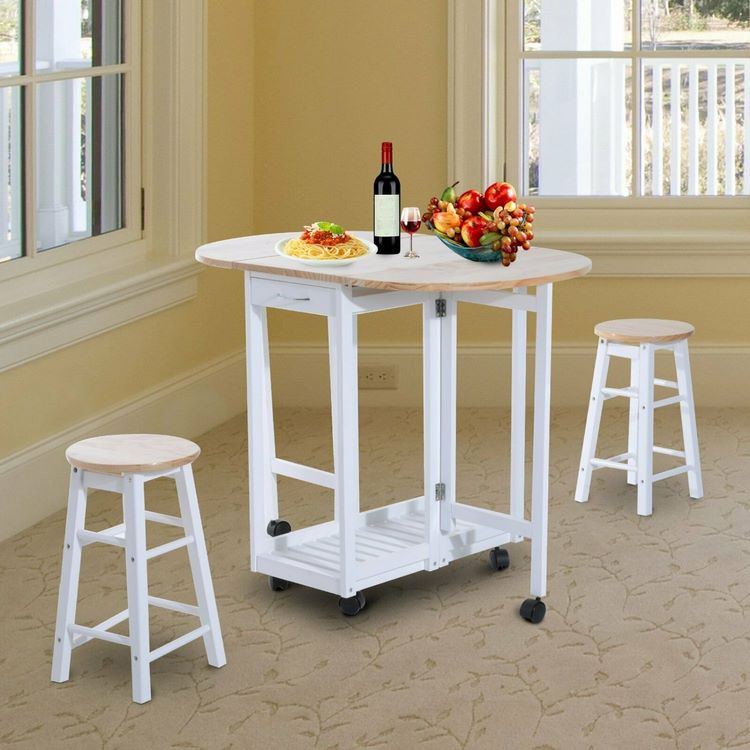 small kitchen furniture ideas compact mobile table on casters