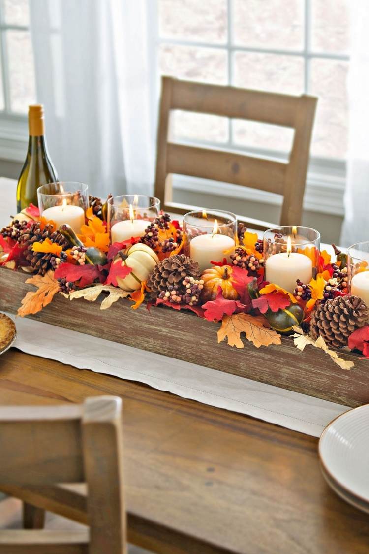diy fall table centerpieces autumn centerpiece ideas with natural materials