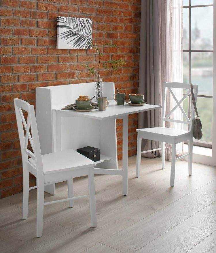 folding table space saving foldable kitchen furniture