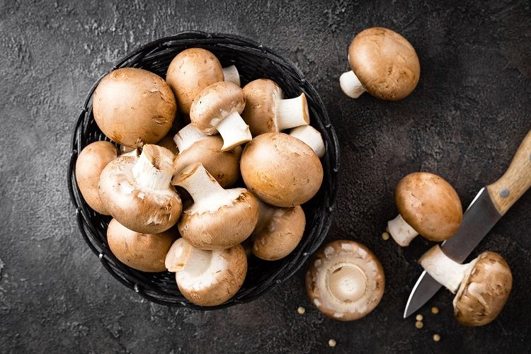 fresh mushrooms for fall salads