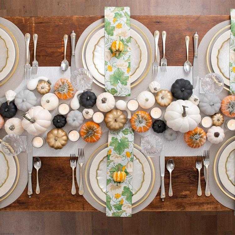 quick and easy DIY fall table decor ideas Thanksgiving centerpieces