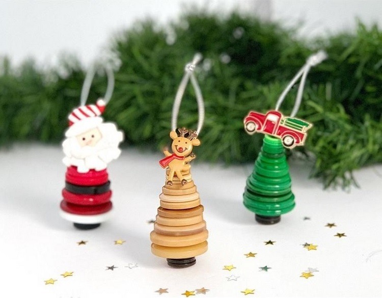 Christmas button craft ideas invite the holiday spirit into your home