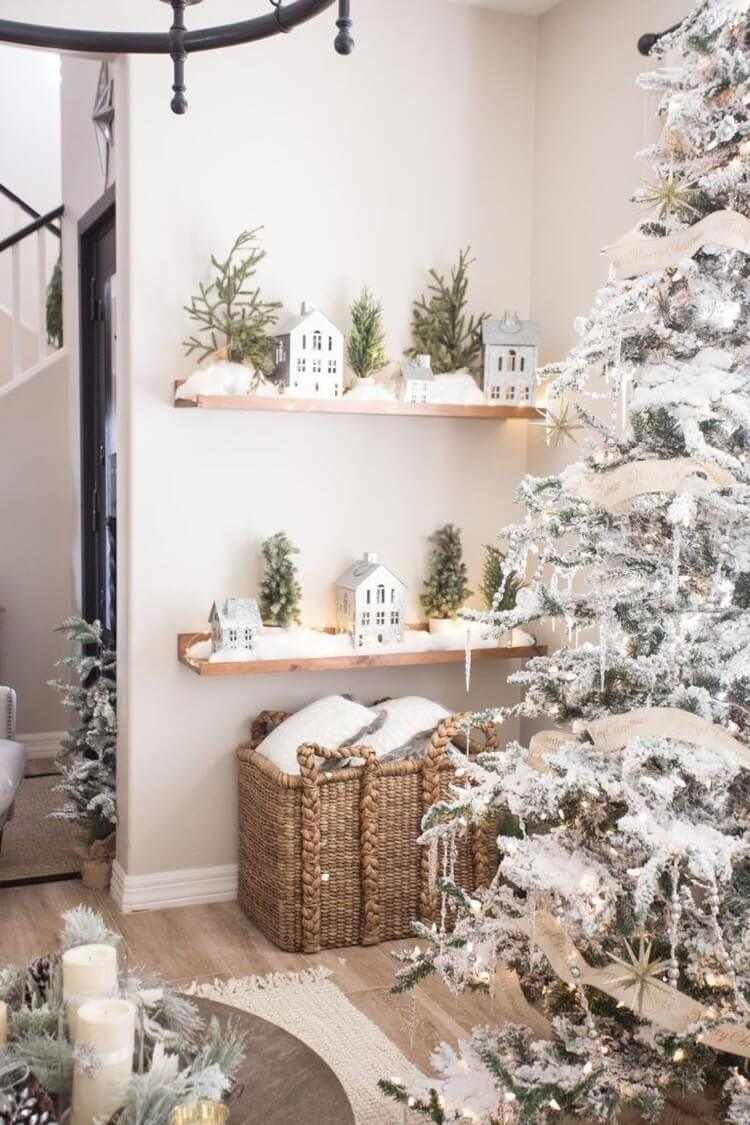 Christmas village display home decor ideas