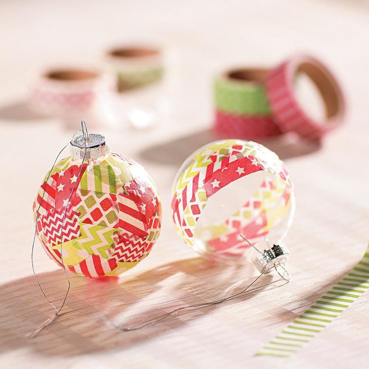Christmas washi tape craft ideas for kids
