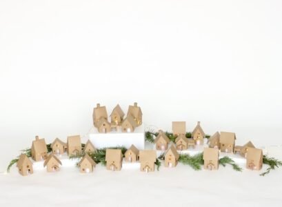 DIY-illuminated-cardboard-Christmas-village