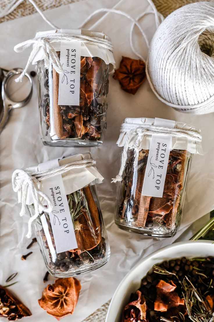 Dried stove top potpourri recipes and ideas