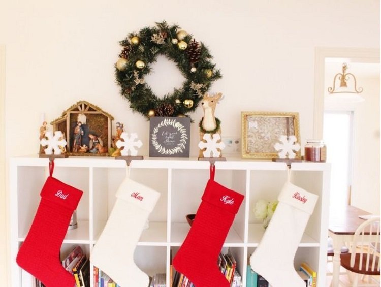 Where to hang the Christmas stockings if you do not have a fireplace