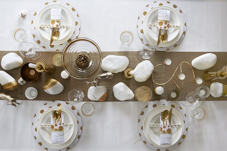 stylish elegant table setting ideas for new years eve