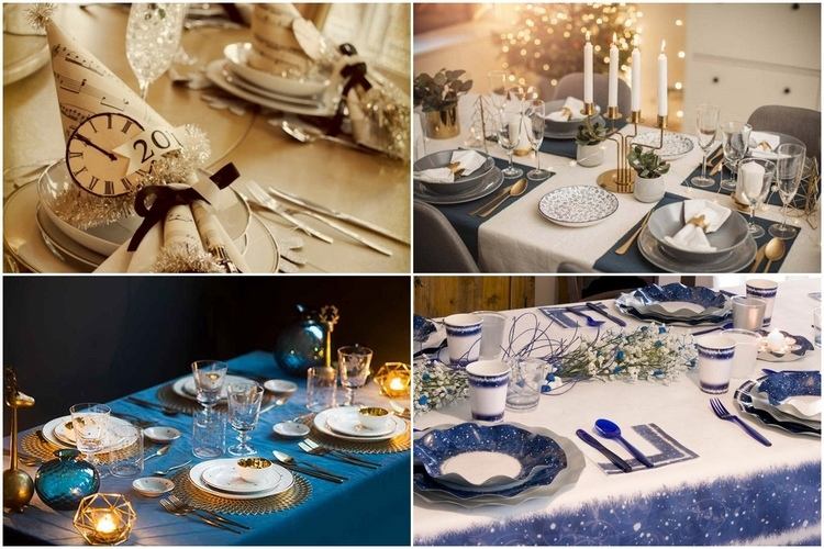 stylish new years tablescapes creative ideas in different styles and colors