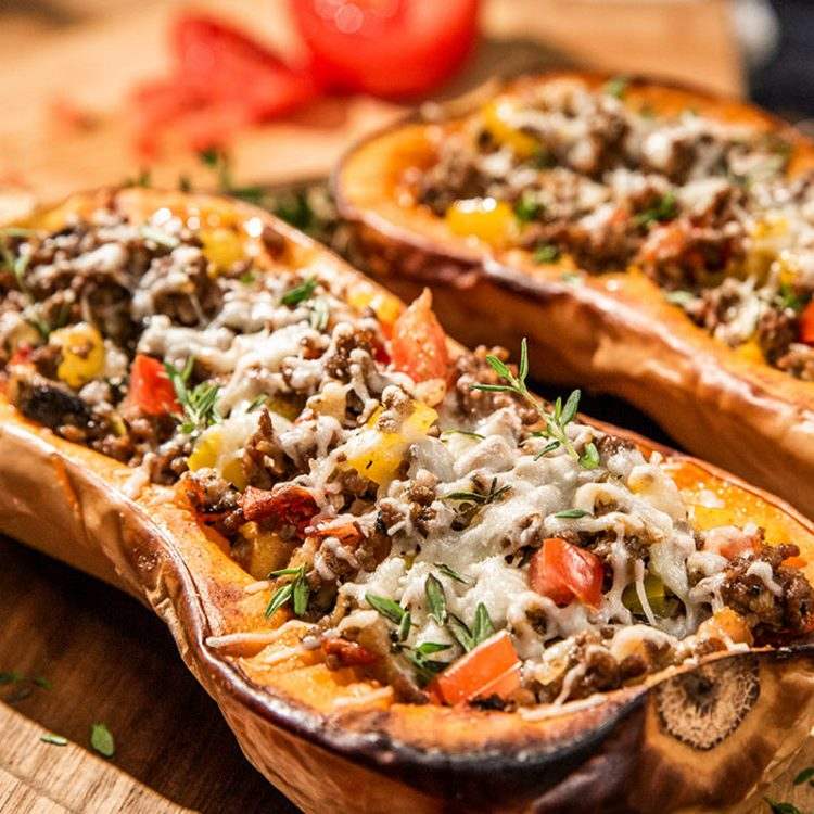 Ground Beef Stuffed Squash delicious dinner ideas