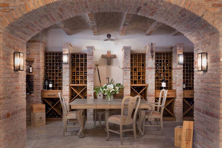 furniture for the storage and tasting areas of your wine cellar ideas