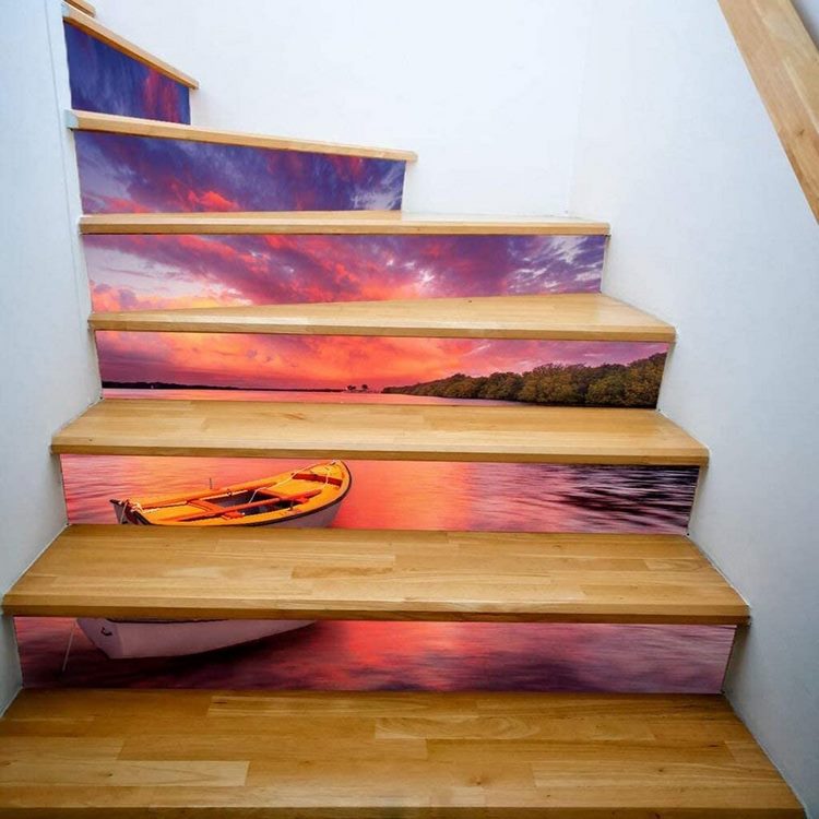 Stair risers decorating ideas to help you renovate an old staircase