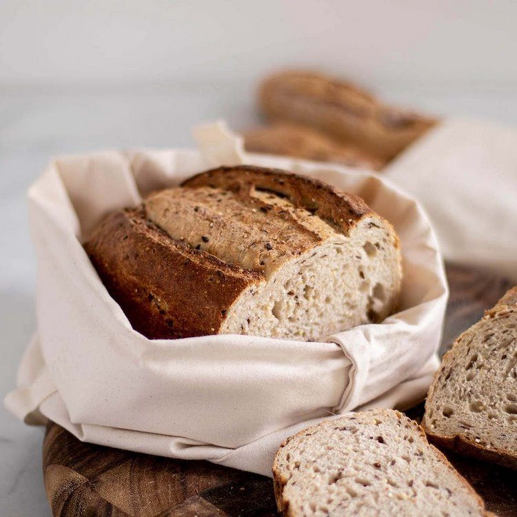 bread storage ideas organic fabric bag