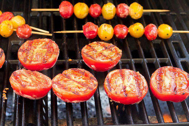 grilled tomatoes tasty vegetables