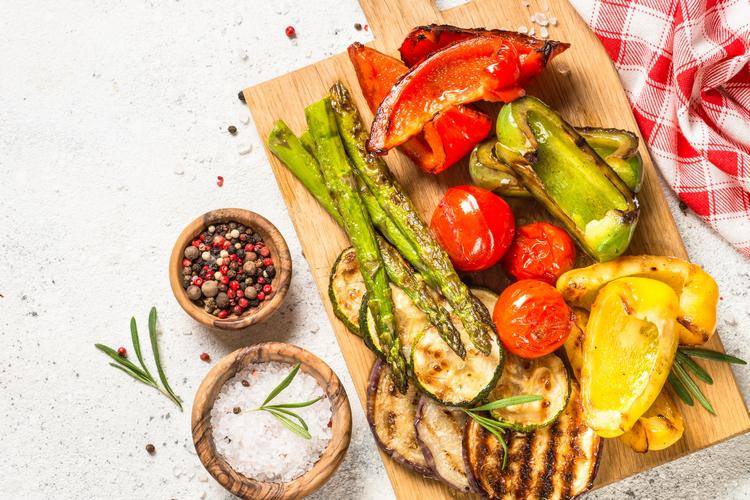 grilled vegetables zucchini pepper eggplant asparagus
