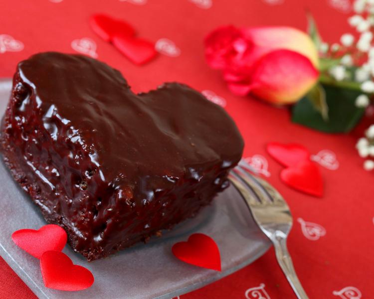 heart shaped chocolate dessert romantic dinner ideas