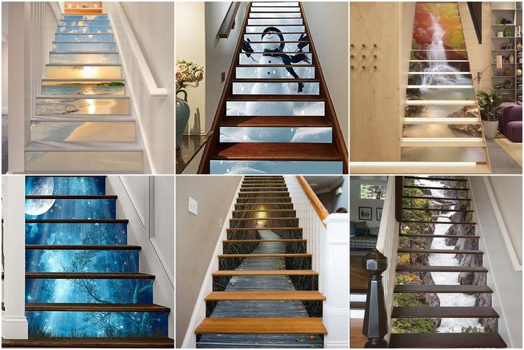 inspiring stair riser decorating ideas interior decor ideas