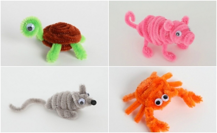 Easy and fun Pipe Cleaner Animals Craft for Kids