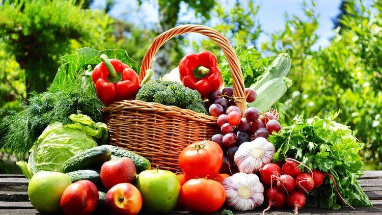 Fruits and vegetables are sources of vitamins and minerals