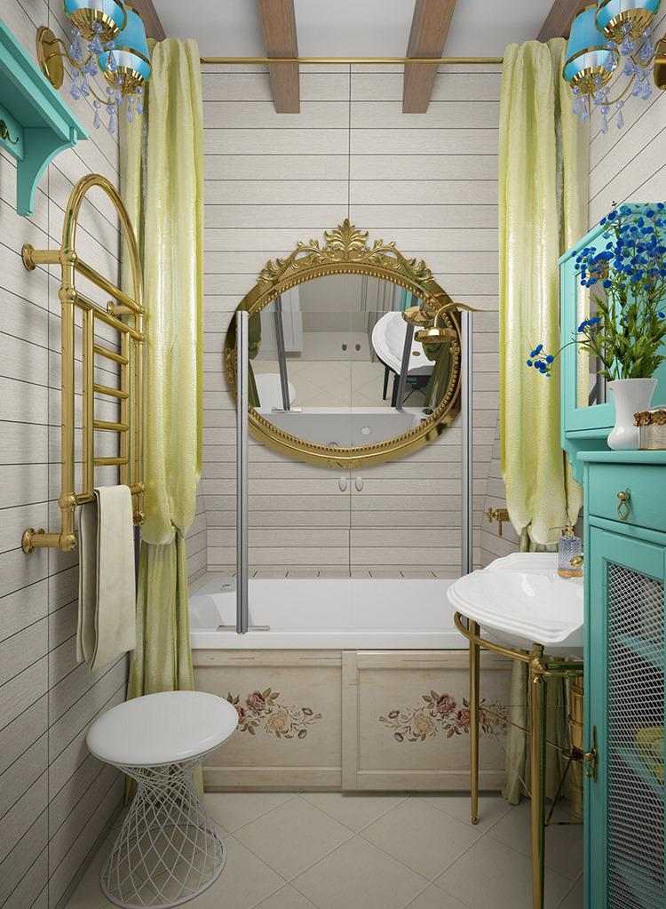 Provencal style color scheme options bathroom ideas