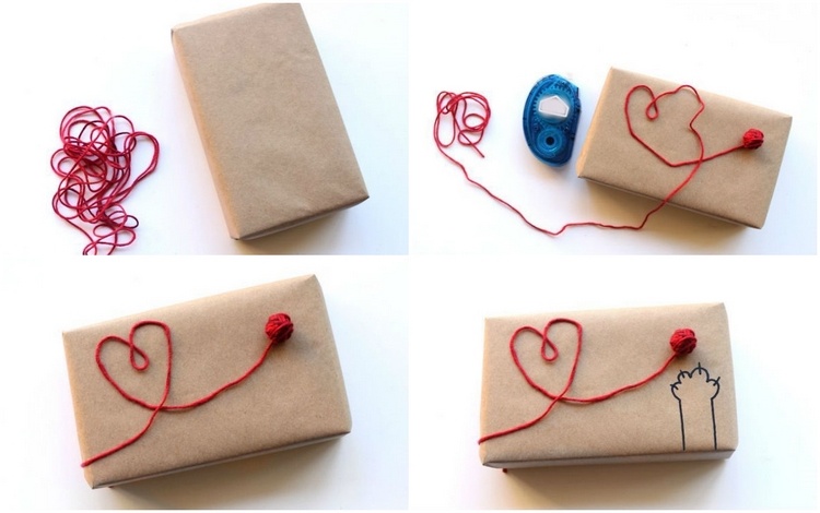 Quick and easy gift wrapping ideas for February 14