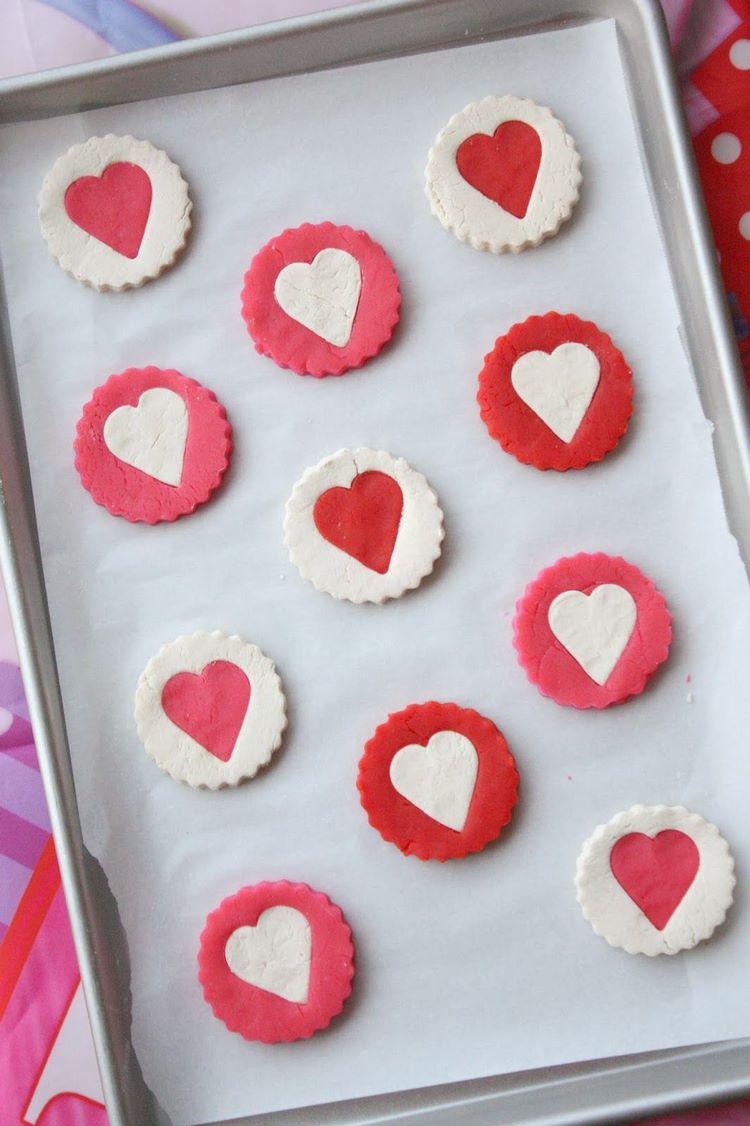 Easy Two Color Heart Cookies Recipe