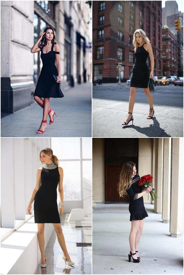 outfit for february 14 classic little black dress
