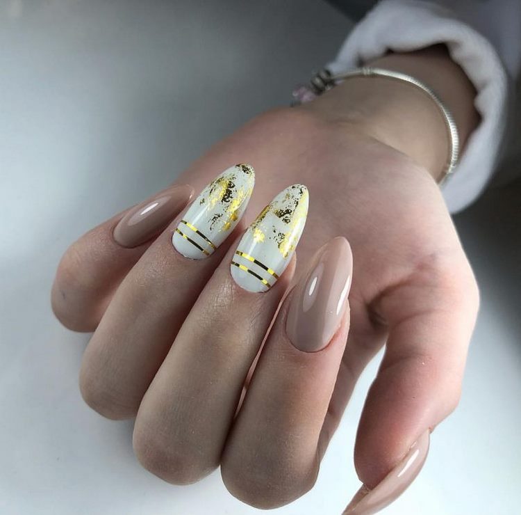 milky nail art manicure decorating ideas