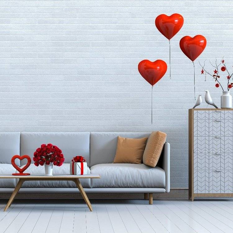 quick and easy romantic home decor balloons flowers