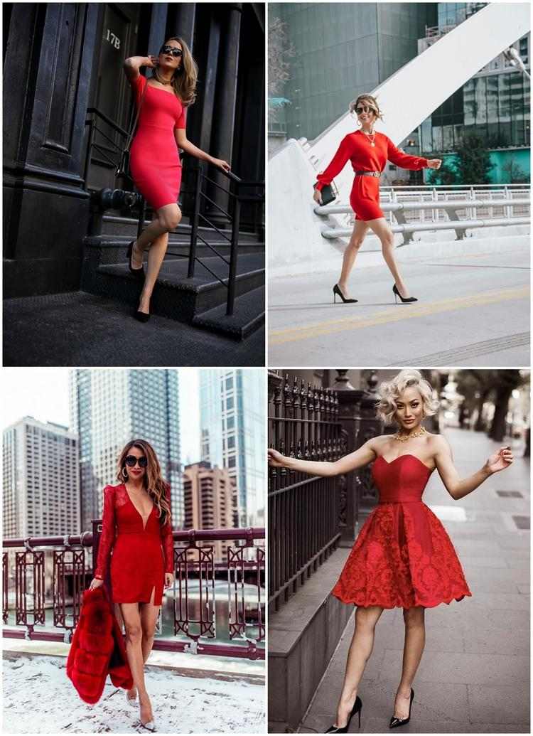 sexy look for valentines day red dress