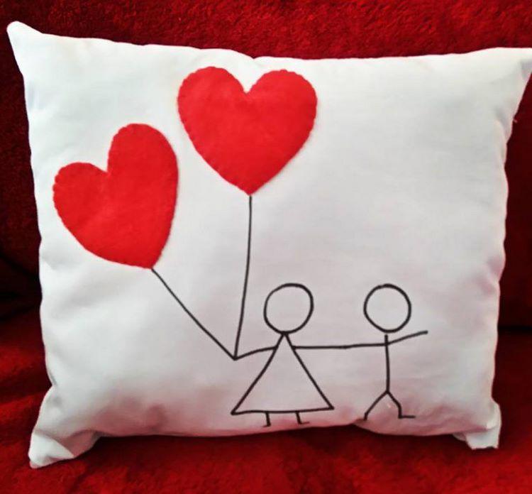 valentines day craft ideas diy decorative pillow