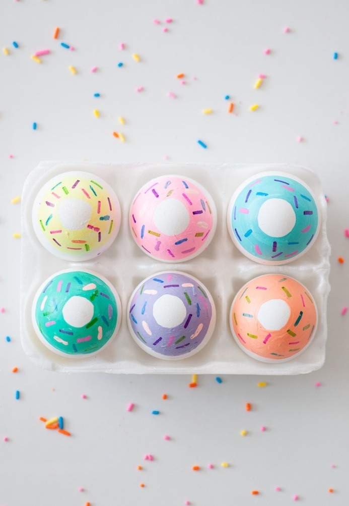 DIY Easter Doughnut Eggs original ideas