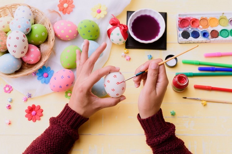 DIY Watercolor Easter Eggs Inspiring Ideas