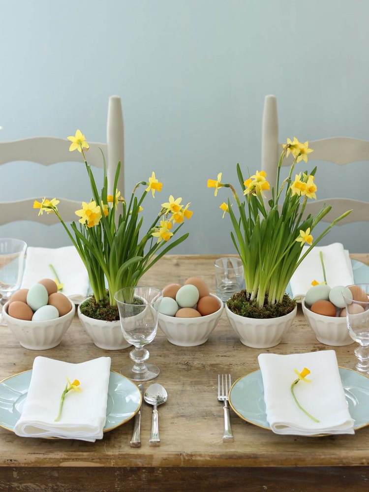 DIY easter table decorations easy centerpiece ideas