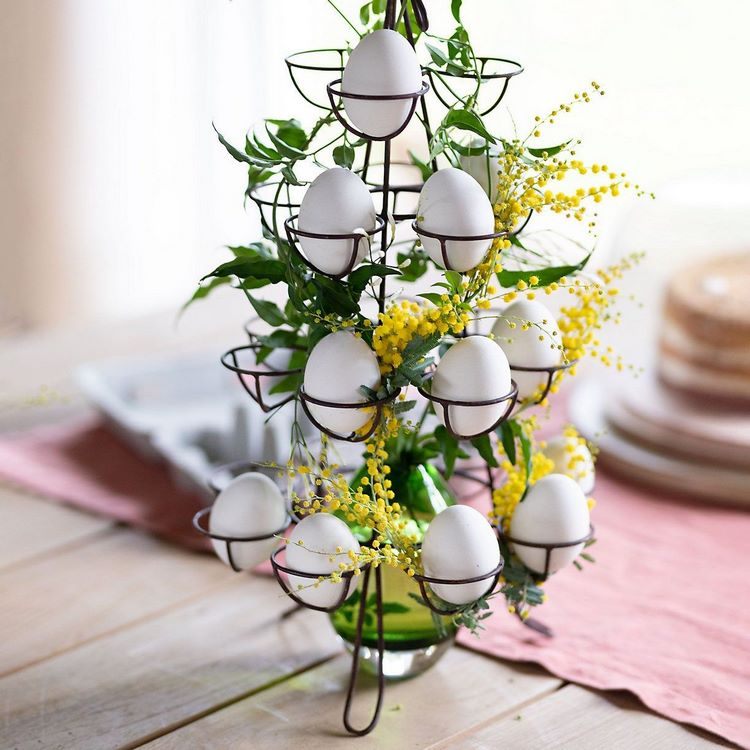 Easter egg centerpieces ideas DIY table decoration