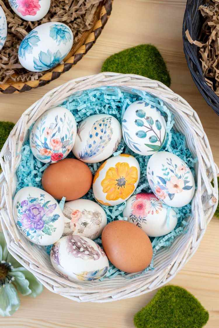 Original Watercolor Easter Eggs ideas