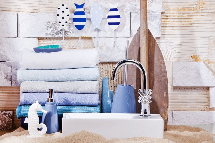 bathroom accessories ocean theme decor ideas