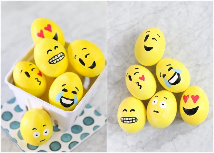 diy emoji easter eggs crafts for kids