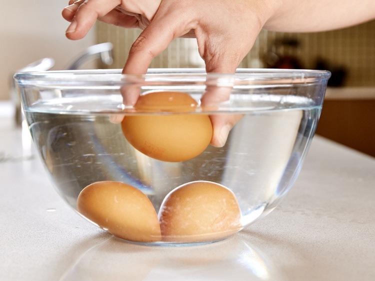 do the float test for fresh eggs