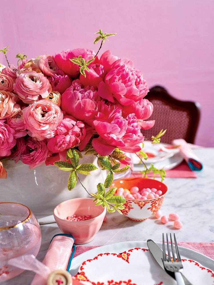 floral centerpiece beautiful easter table setting ideas