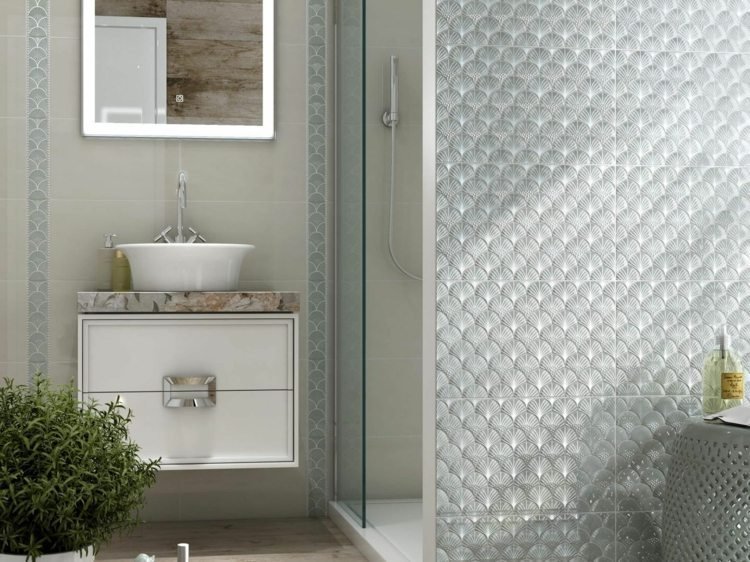 glass fish scale tiles for bathroom wall covering