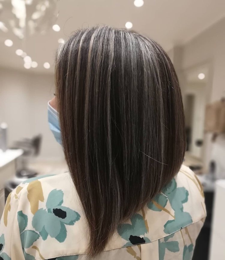 10 Ideas for Beautiful Gray Highlights - Balayage and Other Techniques