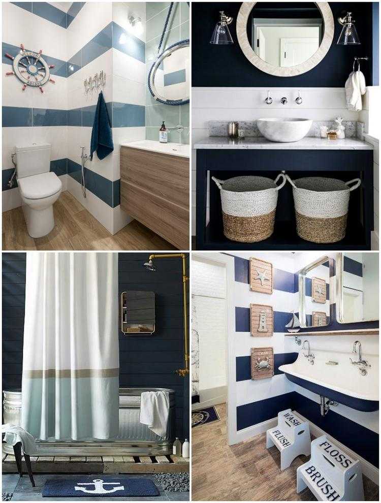 how to choose the colors for bathroom nautical themed decor