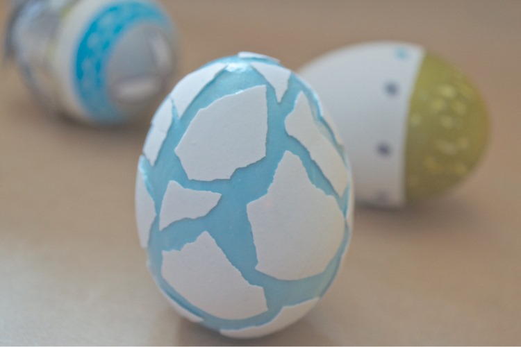 how to make mosaic egg painted egg