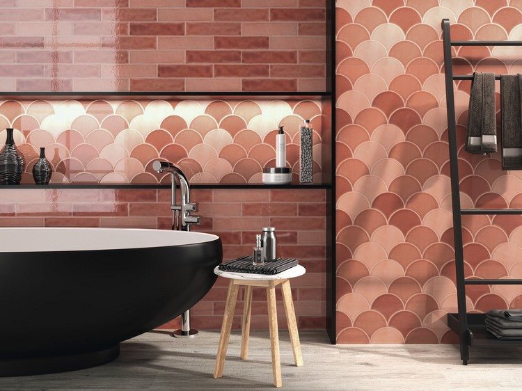 how to use fish scale tiles in home interior designs