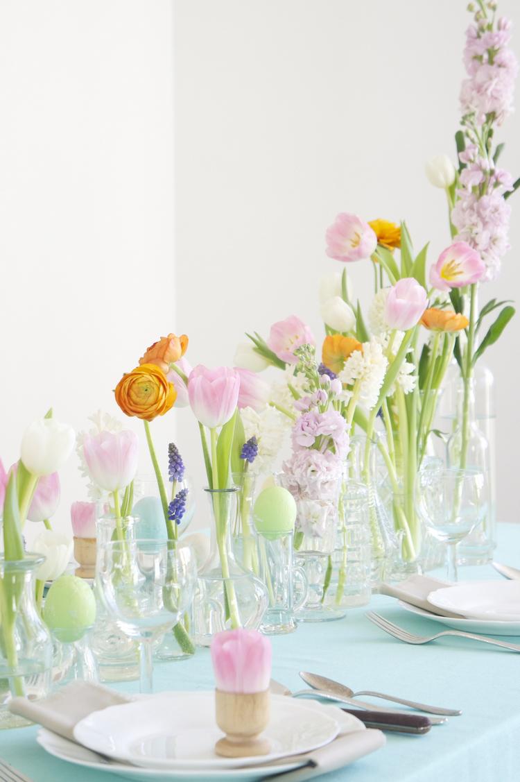 quick and easy DIY easter floral centerpiece ideas