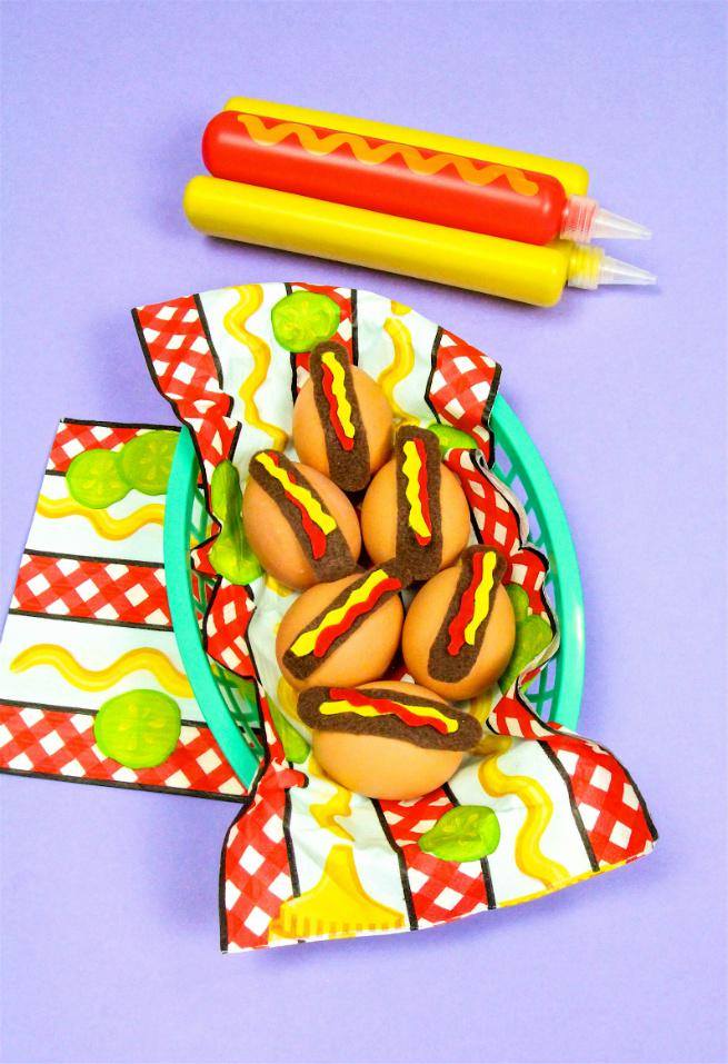 super easy diy hotdog easter eggs creative decorating ideas