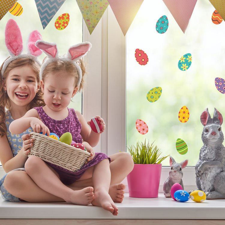 Easter window decorating ideas fun crafts for kids