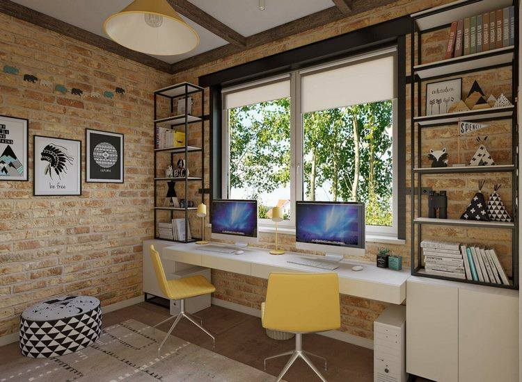 Home Office in Front of Window Create the Perfect Workspace