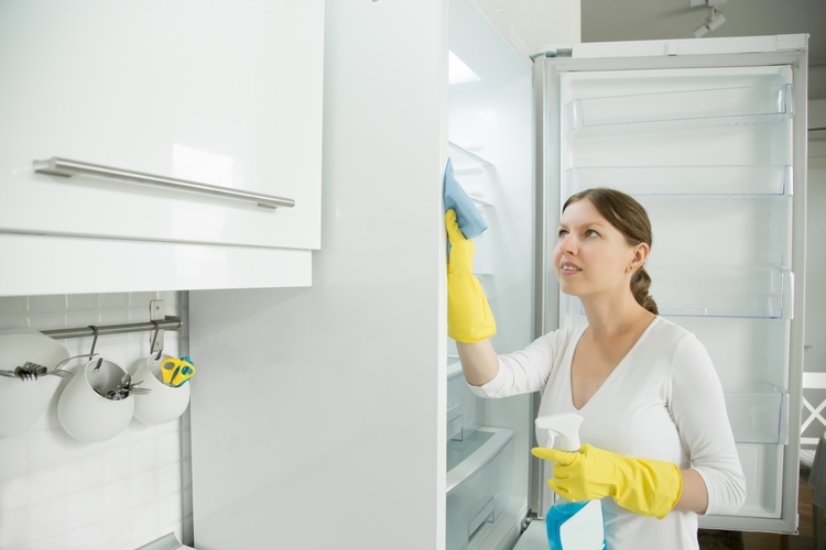 How to clean a new fridge before using